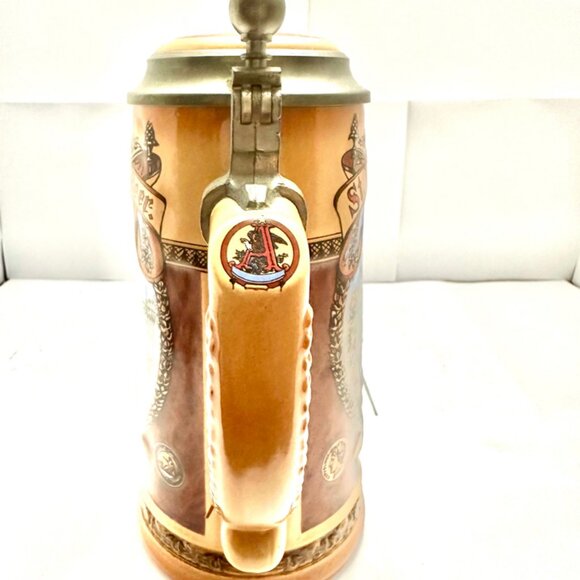 Anheuser-Busch Budweiser 1991 St. Louis Riverfront Collector Beer Stein Vintage - Picture 3 of 11